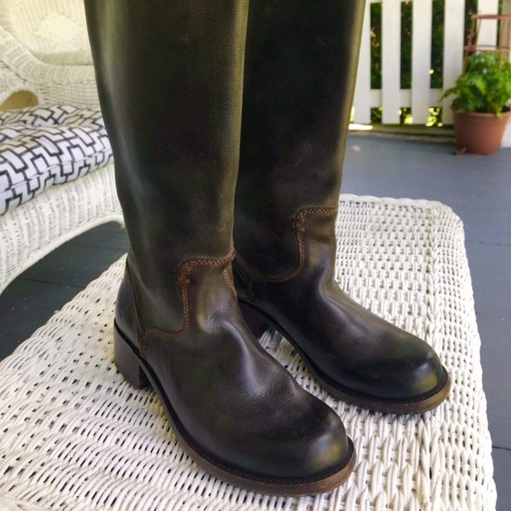 *SIZE 7* Authentic Frye Brown Leather Boots